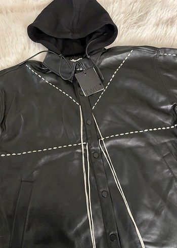 Twist deri ceket - Görsel 6