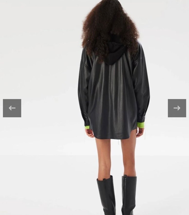 Twist deri ceket - Görsel 3