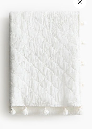 H&m home kapitone Yatak Örtüsü - Görsel 3