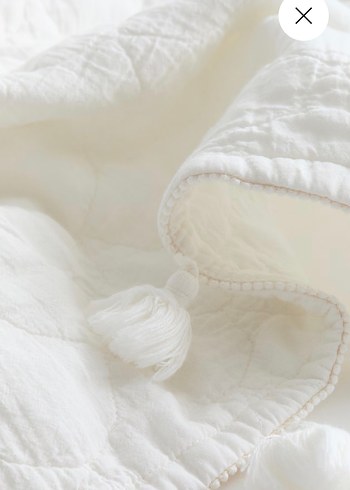 H&m home kapitone Yatak Örtüsü - Görsel 4