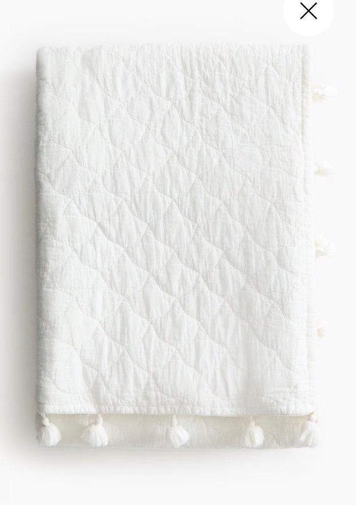 H&m home kapitone Yatak Örtüsü - Görsel 3