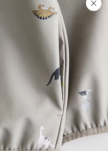 H&m Kapüşonlu Bej Erkek Çocuk Yağmurluk - Görsel 4