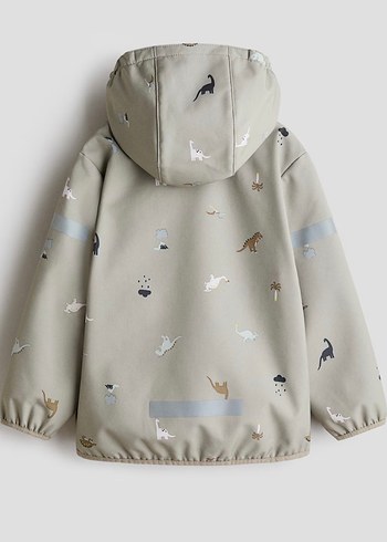 H&m Kapüşonlu Bej Erkek Çocuk Yağmurluk - Görsel 6