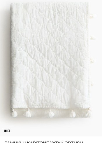 H&m kapitone Yatak Örtüsü - Görsel 4