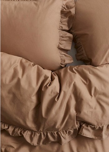 H&M farbalalı çift kişilik nevresim takımı - Görsel 4