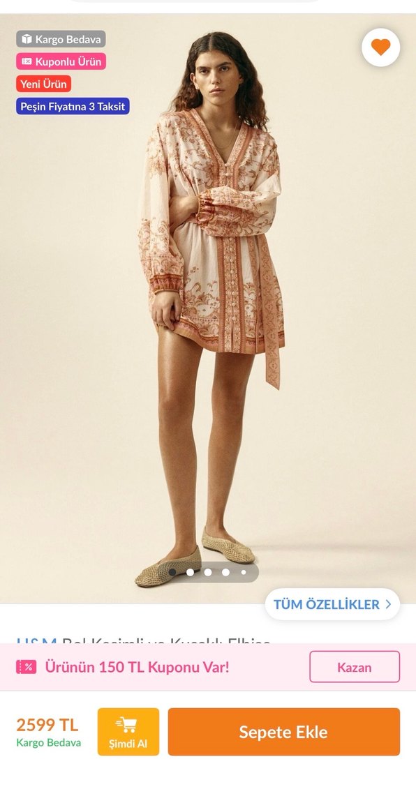 H&m elbise - Görsel 3