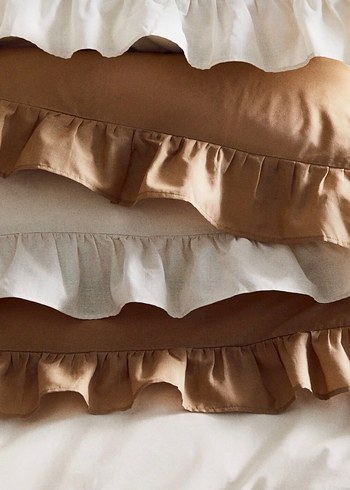 H&m home farbalalı tek k. nevresim takımı - Görsel 3