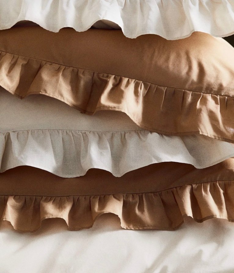 H&m home farbalalı tek k. nevresim takımı - Görsel 3