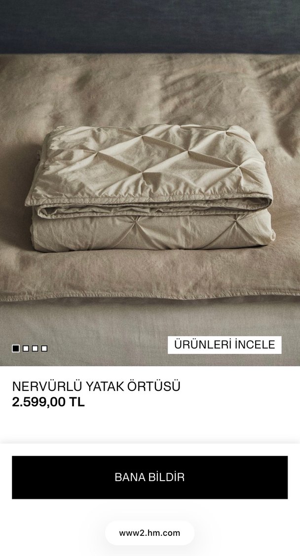 H&m nervürlü Yatak Örtüsü - Görsel 5