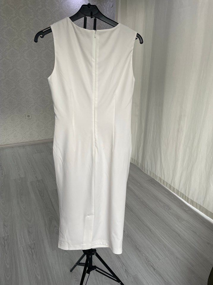 Beyaz Gece-Ofis-Günlük Şık Elbise - Görsel 3