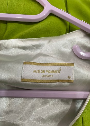 Jus De Pommes Yeşil Mini Pliseli Kolsuz Elbise - Görsel 4