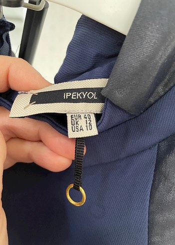 İpekyol Lacivert Gece Elbisesi-Ofis Şıklığı - Görsel 3