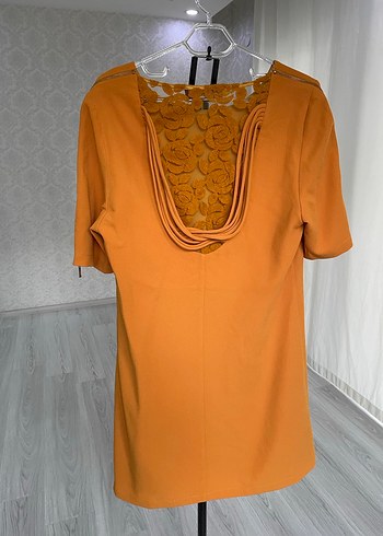 Jus De Pommes Sarı Midi Kadın Elbise - Görsel 2