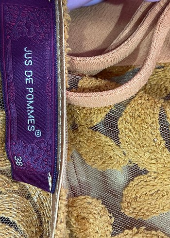 Jus De Pommes Sarı Midi Kadın Elbise - Görsel 3