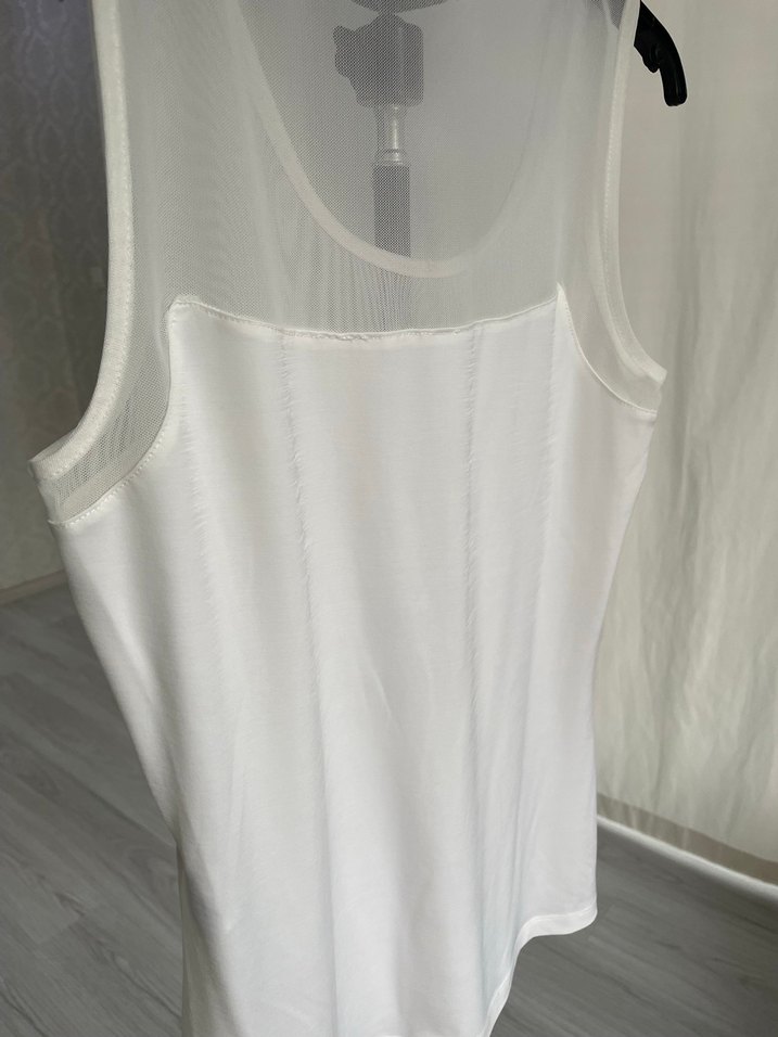 Journey Markalı Beyaz Transparan Detaylı Bluz - Görsel 3