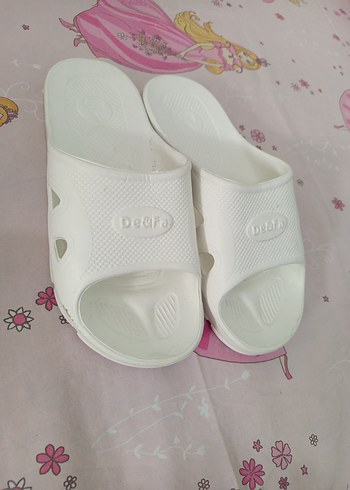 Renkli Desenli Kız Çocuk Terlikleri - Görsel 4