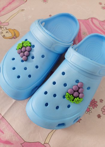 Renkli Desenli Kız Çocuk Terlikleri - Görsel 12