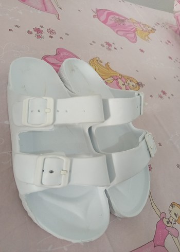 Renkli Desenli Kız Çocuk Terlikleri - Görsel 16