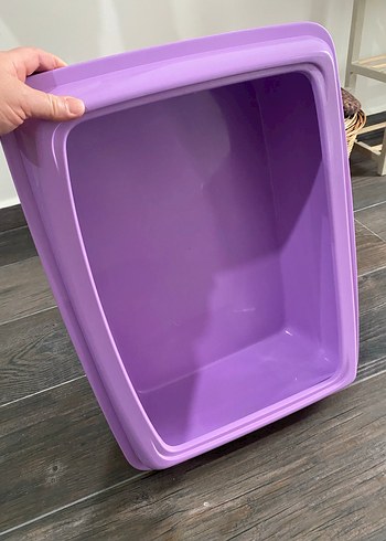 Pastel Mor Kedi Tuvalet Kabı - Görsel 2