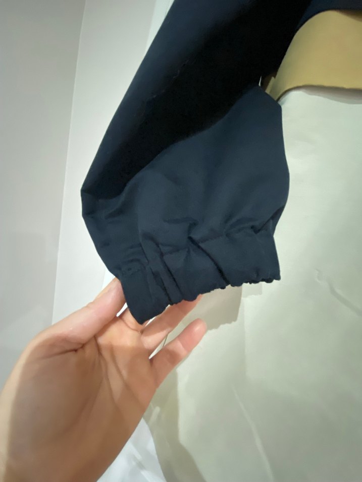 Kapüşonlu, fermuarlı, bol kesim  trenç - Görsel 2