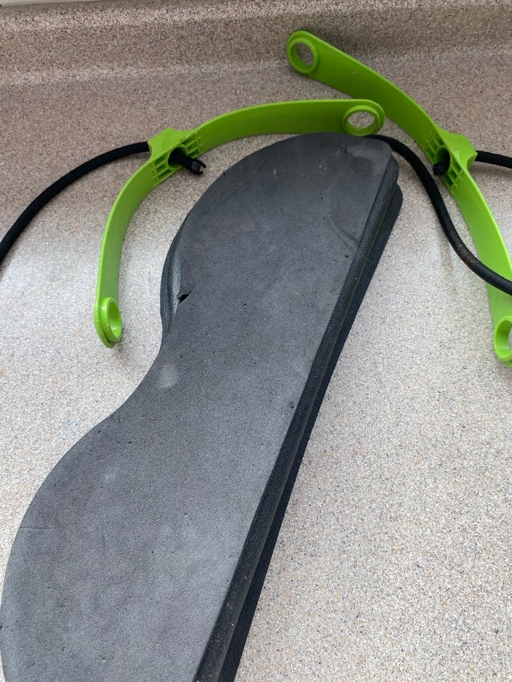 Gri Pilates Bandı ve Yeşil Ayarlanabilir Bant - Görsel 2