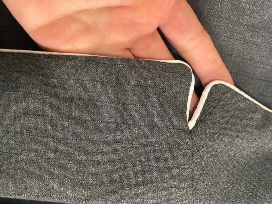 Gri Düğmeli Kadın Blazer Ceket - Görsel 3