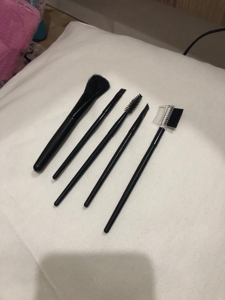 Siyah Makyaj Fırçası Seti - Görsel 2
