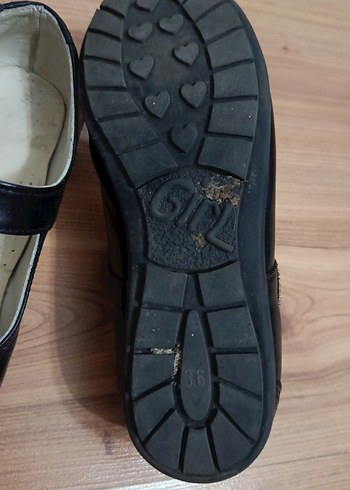 Kız Çocuk Siyah Tokalı Bale Ayakkabısı - Görsel 4