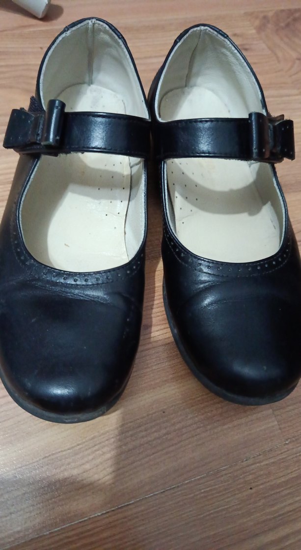 Kız Çocuk Siyah Tokalı Bale Ayakkabısı - Görsel 2