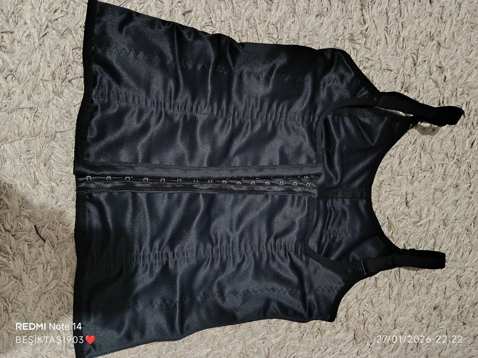 Siyah Midi Hemşire Korsesi - Görsel 2