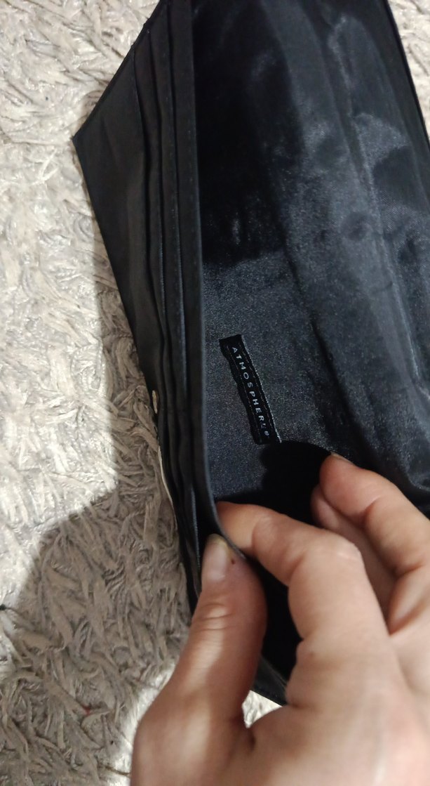 Yuvarlak Detaylı Kadın lacivert Desenli Portföy Çanta - Görsel 5