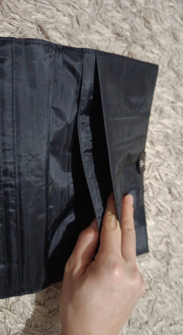 Yuvarlak Detaylı Kadın lacivert Desenli Portföy Çanta - Görsel 4