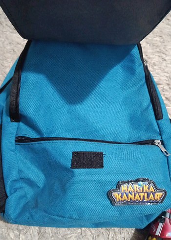 Renkli Mavi Çocuk Okul Çantası - Görsel 8
