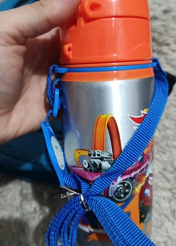 Renkli Mavi Çocuk Okul Çantası - Görsel 4