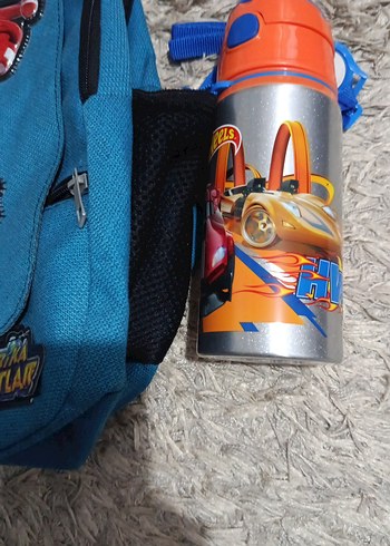 Renkli Mavi Çocuk Okul Çantası - Görsel 3