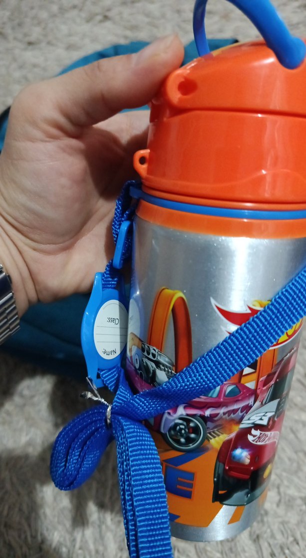 Renkli Mavi Çocuk Okul Çantası - Görsel 5