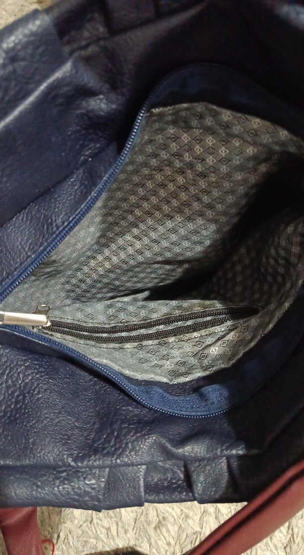 Kahverengi Deri Kadın Omuz Çantası - Görsel 4