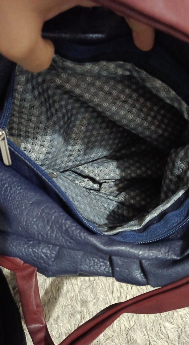 Kahverengi Deri Kadın Omuz Çantası - Görsel 5