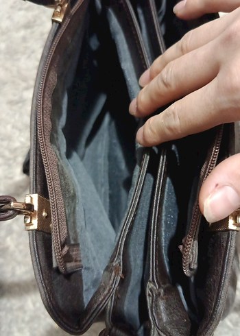 Michael Kors kahve rengi Süet Kadın Çanta - Görsel 6