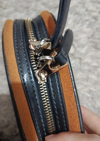 Kahverengi Süet Kadın Çanta - Görsel 5