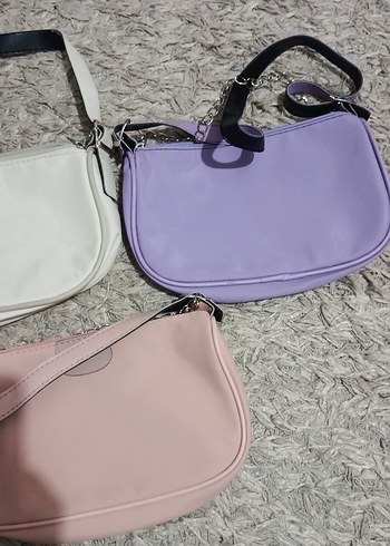 Mor Minimalist Kadın Omuz Çantası - Görsel 3