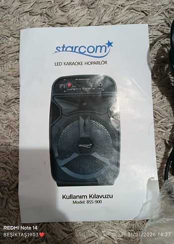 Starcomy Siyah Bluetooth Hoparlör - Görsel 4