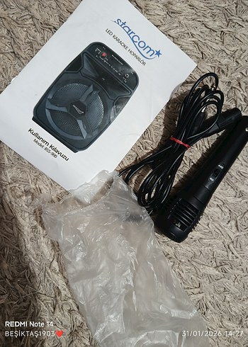 Starcomy Siyah Bluetooth Hoparlör - Görsel 5