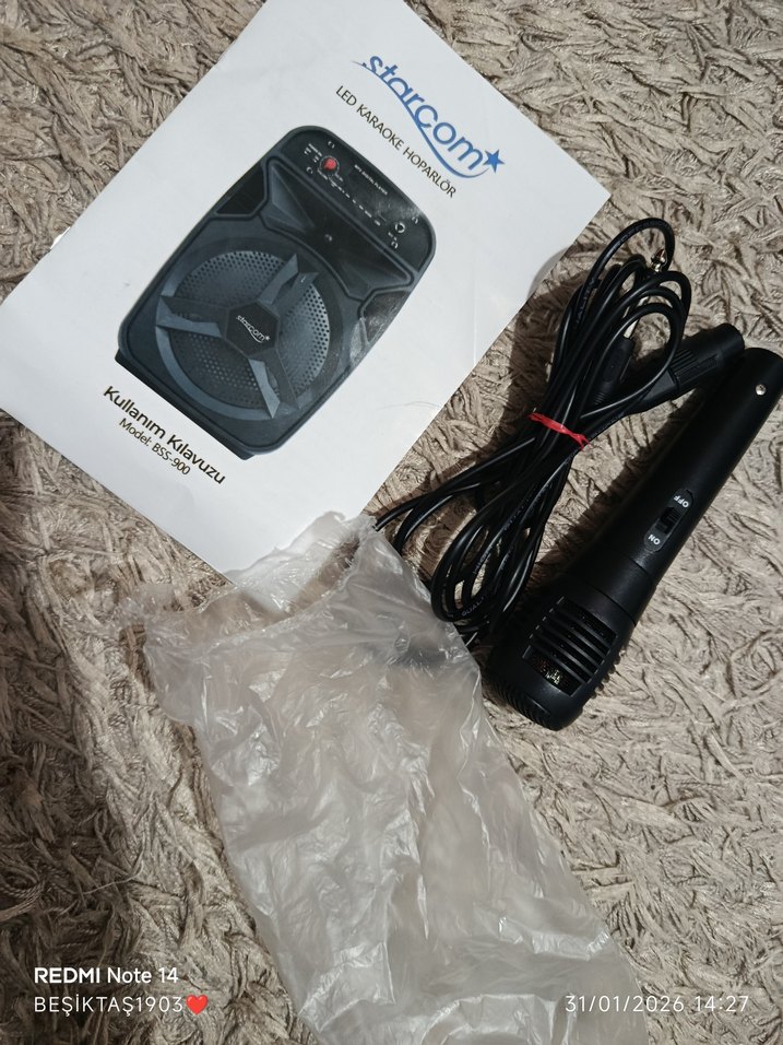 Starcomy Siyah Bluetooth Hoparlör - Görsel 5