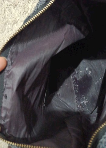 Gri Örgü Kadın Omuz Çantası - Görsel 3