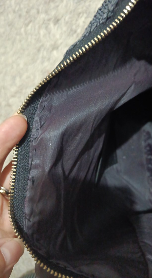 Gri Örgü Kadın Omuz Çantası - Görsel 4