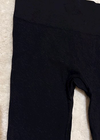 Siyah Streç Kadın Tayt - Görsel 2