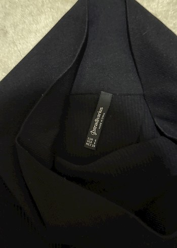 Siyah Streç Kadın Tayt - Görsel 3