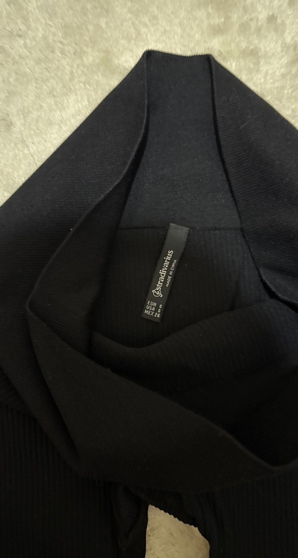 Siyah Streç Kadın Tayt - Görsel 3