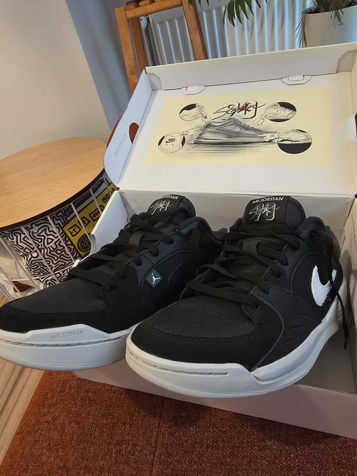 Jordan Stadium 90 Siyah Nike Basketbol Ayakkabısı 42 numara - Görsel 5